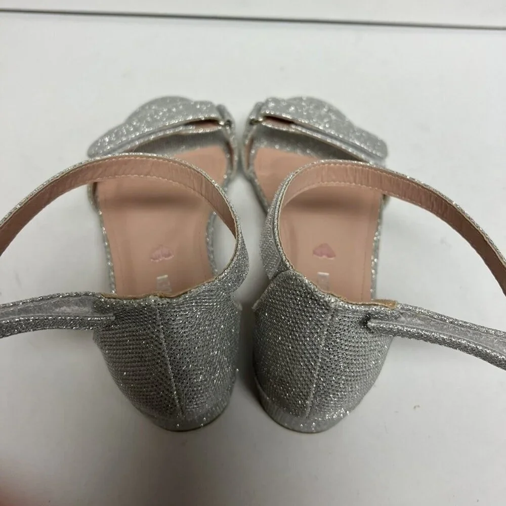 Steve Madden Girls Airenne Sandals Silver Size 3 M Big Kid